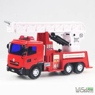 【WISDOM】模擬磨輪動力車系列(新款可噴水消防雲梯車)