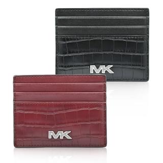 【Michael Kors】鱷魚紋皮革證件夾 票卡夾(多款可選)