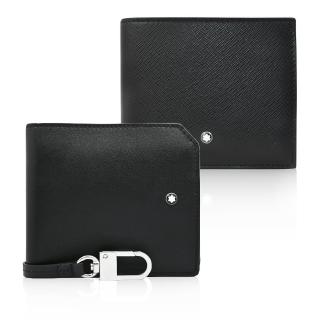 【MONTBLANC 萬寶龍】品牌經典 匠心/大班系列 八卡/六卡 皮夾/短夾/男夾(多款任選)