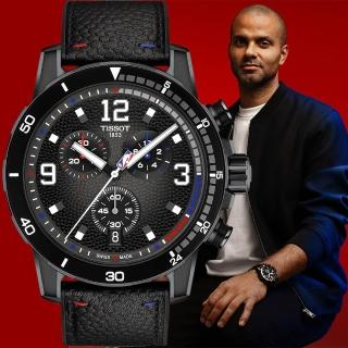 【TISSOT 天梭】NBA特別款 東尼·帕克配戴 Supersport 籃球計時手錶 開學禮 送禮 推薦(T1256173706700)