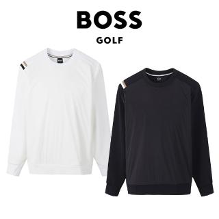 【BOSS GOLF】WOVEN MIX R-NECK SHIRT 男士 高爾夫針織上衣(兩色任選)