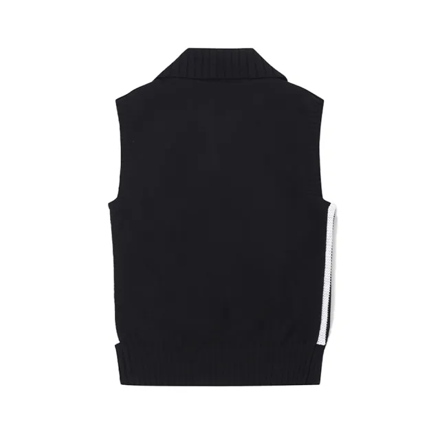 【WAAC】FULL ZIP-UP KNIT VEST 女士 針織拉鍊背心(兩色任選)