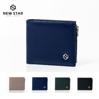 【NEW STAR】短夾 超纖皮革RFID防盜輕薄橫式短夾 零錢 男 女 男皮夾 現貨 CA187(情人節 禮物)