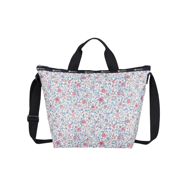 【Lesportsac】手提肩背兩用托特包 購物袋 送禮 禮物 推薦 女包(織錦花語)