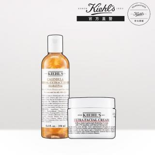 【契爾氏】官方直營 保濕霜穩膚修護組(Kiehl’s /保濕霜50ml+金盞花水250ml)