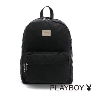 【PLAYBOY】後揹包 Lithe系列(黑色)