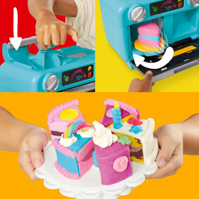 【PLAYDOH 培樂多】創意廚房系列(夢幻蛋糕屋遊戲組)