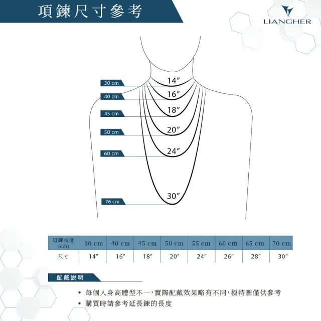 【良和時尚珠寶】黃金項鍊 環環相扣鑽石項鍊(金重:1.30錢±0.01)