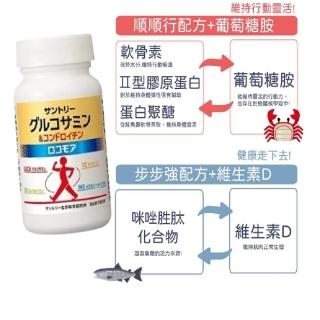 【Suntory 三得利】固力伸 葡萄糖胺 30日份 x 2罐(360錠)