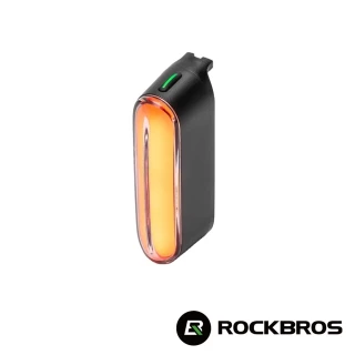 【ROCKBROS洛克兄弟】磁吸式剎車尾燈(車燈/照明燈/警示燈/智能車燈/夜騎/單車)