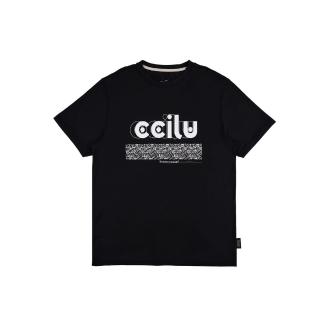 【CCILU 馳綠】男款 咖啡紗短袖上衣(黑/淺卡其)
