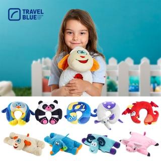 【Travel Blue 藍旅】全系列 兒童頸枕 兒童抱枕 兒童U型枕(頸枕 U型枕 飛機枕 玩偶)