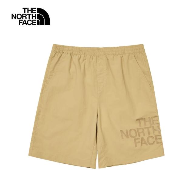 【The North Face 官方旗艦】北面男款卡其色DWR防潑水短褲｜8C0VLK5