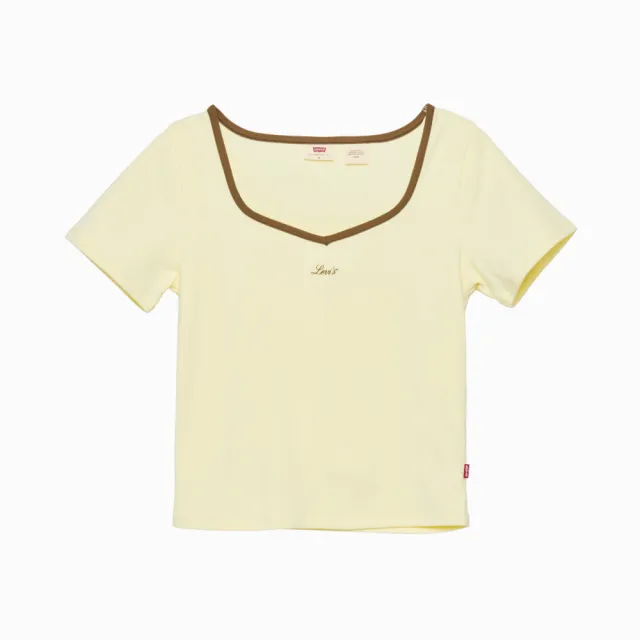 【LEVIS】女款 U領短T 短袖 合身版型 上衣 熱賣單品 003SM-0000