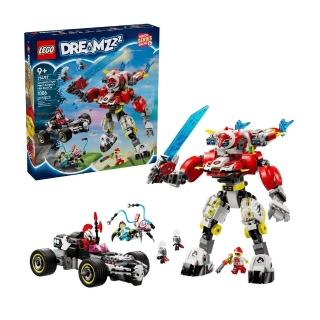 【LEGO 樂高】71497 DREAMZzz系列 庫柏的老虎機甲和齊洛的改裝車(積木 收藏 送禮)