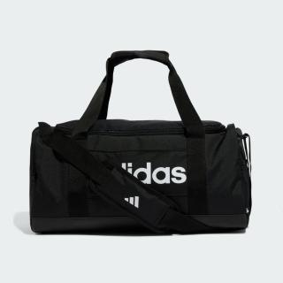 【adidas 愛迪達】Linear Duffel S 側揹包 肩背 斜揹包 健身包 黑(JE8343)