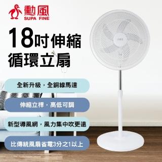 【勳風】18吋伸縮循環立扇/新型導風扇(HFB-K1869)
