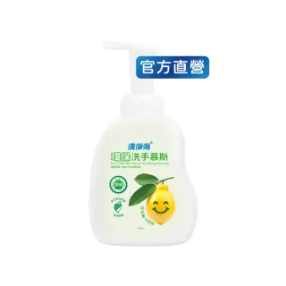 【清淨海 官方直營】環保洗手慕斯480g(溫和清潔/手部潔淨/無添加酒精/無皂鹼/蓬鬆泡沫/嬰童用)
