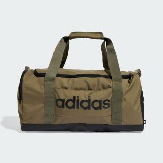 【adidas 愛迪達】Linear Duffel S 側揹包 肩背 斜揹包 健身包 橄欖綠(IN6114)