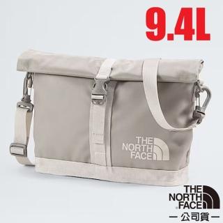 【The North Face】BASE CAMP SHOULDER BAG 防水耐磨單肩側揹包9.4L.輕便隨身包(8BK6-BI3 石板灰)