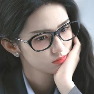【LEEHER】眼鏡/貓眼眼鏡/方圓框眼鏡/復古眼鏡/素顏眼鏡/男女適用/金屬眼鏡架/眼鏡框/小臉神器/穿搭好