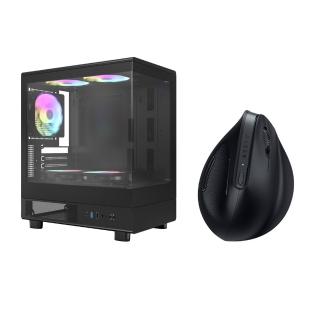 【技嘉平臺】i5-14400F RTX 4060(32G/1TB)電腦+雷蛇Pro Click V2 直立式滑鼠