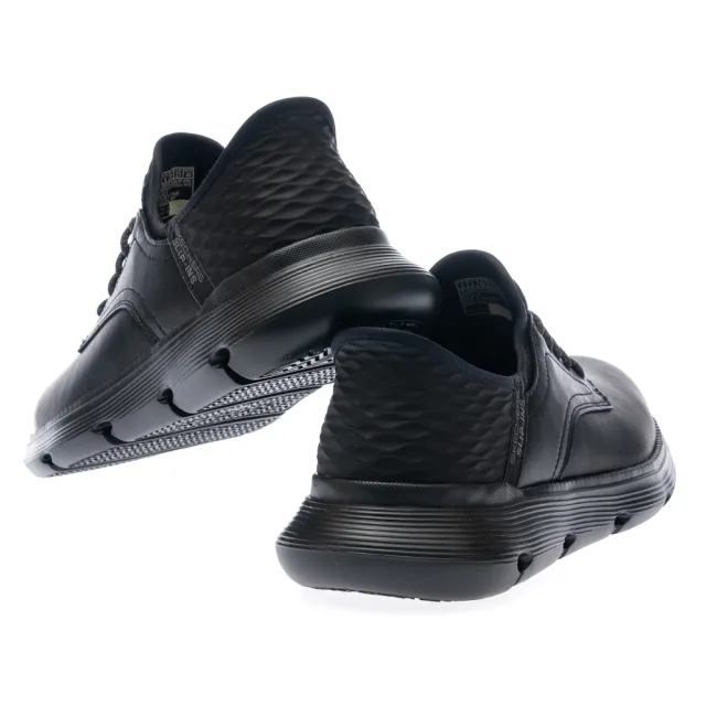 【SKECHERS】男鞋 休閒系列 休閒鞋 瞬穿舒適科技 GARZA 寬楦款(205046WBBK)
