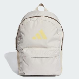 【adidas 愛迪達】Clsc Bars Bp 後揹包 運動包 雙肩揹包 米(IS7057)