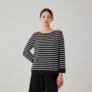 【giordano ladies】條紋針織上衣(02355024)