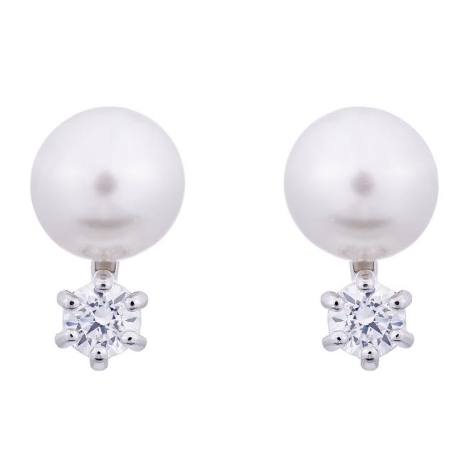 【SWAROVSKI 施華洛世奇】MATRIX水晶珍珠新耳環
