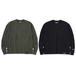 【NEIGHBORHOOD】NEIGHBORHOOD Classic Crewneck-P LS 長T 黑/軍綠 251FPNH-CSM06