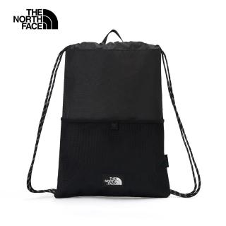 【The North Face 官方旗艦】北面男女款黑色束口袋｜8DJMKX7