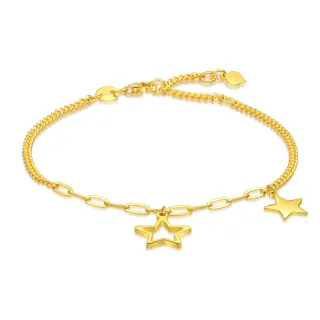 【點睛品】雙子星 黃金手鍊_計價黃金