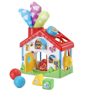 【LeapFrog】四合一探索小屋(提高手指靈活性 也能撥動彈力帶增添更多樂趣)