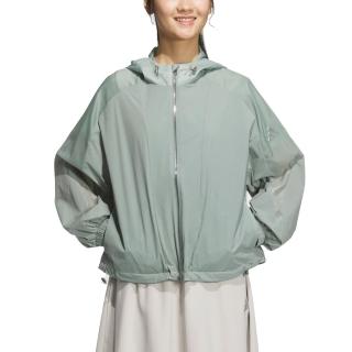 【adidas 愛迪達】連帽運動外套 MT WV JKT 女 - JZ1657