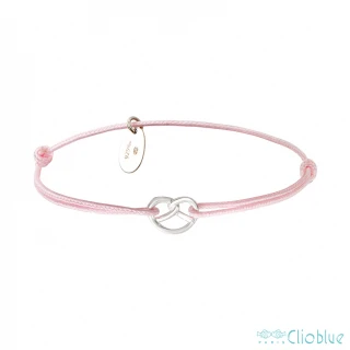 【CLIO BLUE】好運蝴蝶餅乾手鍊-迷你 925純銀 聖誕節 交換禮物雙魚 蝴蝶餅(法國巴黎品牌/925純銀)