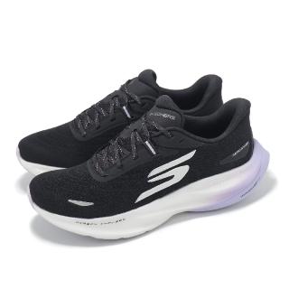 【SKECHERS】慢跑鞋 SKX Aero Spark 女鞋 黑 白 紫 緩衝 輕量 碳板 運動鞋(172200-BKPR)