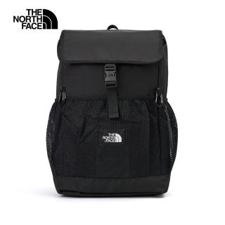 【The North Face 官方旗艦】北面男女款黑色休閒後揹包｜8DJKKX7(筆電包/登山包)