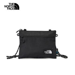 【The North Face 官方旗艦】北面男女款黑色休閒單肩包｜8DJQKX7(斜揹包)
