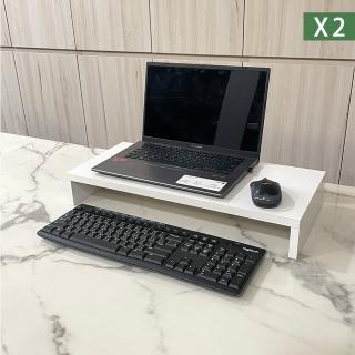 【ONE 生活】螢幕桌上架X2/增高架/螢幕收納架(桌上架/收納架/鍵盤收納)