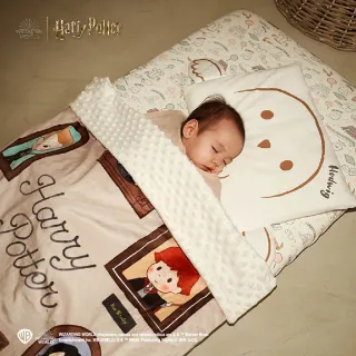 【HomeMommy】哈利波特系列 舒眠荳荳安撫毯-經典人物畫框款(安撫棉被 嬰兒棉被 被毯 推車蓋毯)