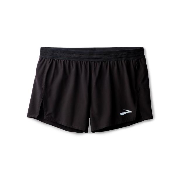 【BROOKS】男 Breakaway 慢跑短褲_3吋_經典黑(211536001)