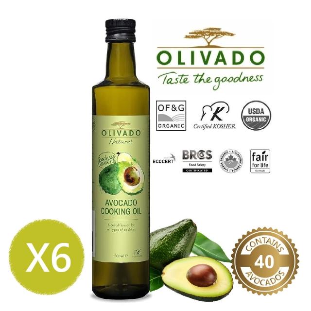 【壽滿趣】OLIVADO紐西蘭原裝進口酪梨油(500mlx6)