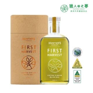 【Hunter‘s Dream 獵人谷之夢】澳洲早摘頂級初榨橄欖油 500ml(原瓶原裝進口/國際認證/27度冷壓製造)