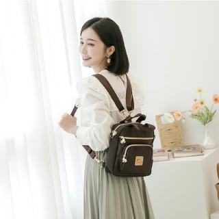 【uma hana】單色C大調方型後背小巧旅行防水的牛奶糖包(後揹包/旅行後背/防水包)