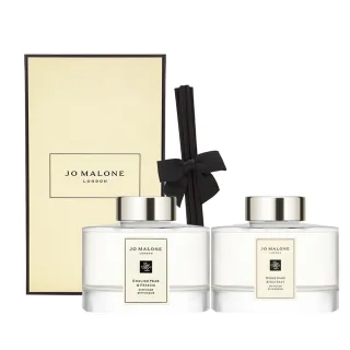 【Jo Malone】滿室幽香藤枝擴香組-2入組+含禮盒 多款任選(英國梨與小蒼蘭/鼠尾草-國際航空版)