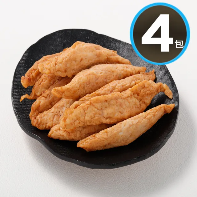 【華得水產】東港旗魚爆蛋黑輪4包組(300g/包)