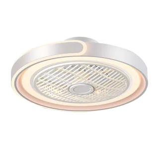 【XINGMU 興沐】北歐創意臥室吸頂風扇燈隱形吸頂扇(智能變頻/預約定時/廣角導風)