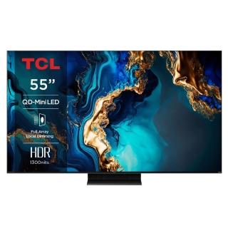 【TCL】55型 4K QD Mini LED 144Hz Google TV 量子智慧連網液晶顯示器-基本安裝(55QM8B)