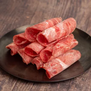 【小嚼士】沙朗牛背肩肉片 1KG 買3送1/共4包(火鍋肉片 烤肉片 炒片 牛肉片 沙朗牛 牛肉 冷凍牛肉)